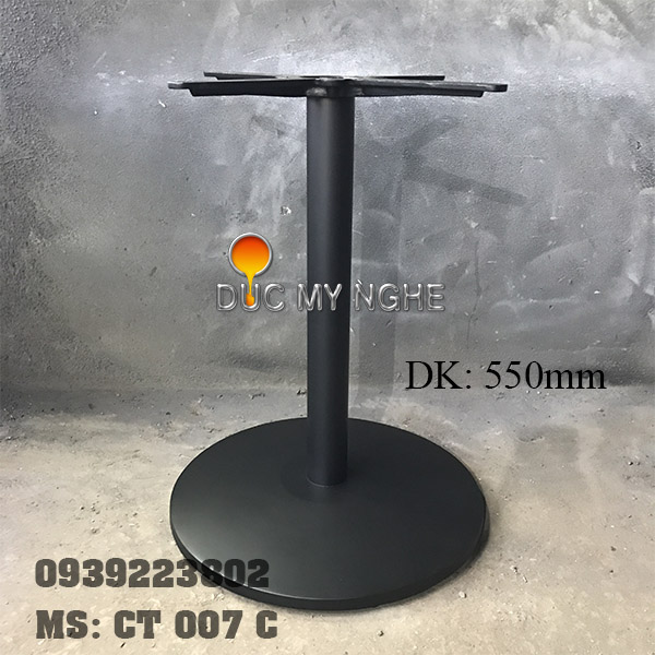 Bàn cafe đế tròn tròn gang đúc CT 007 C h1
